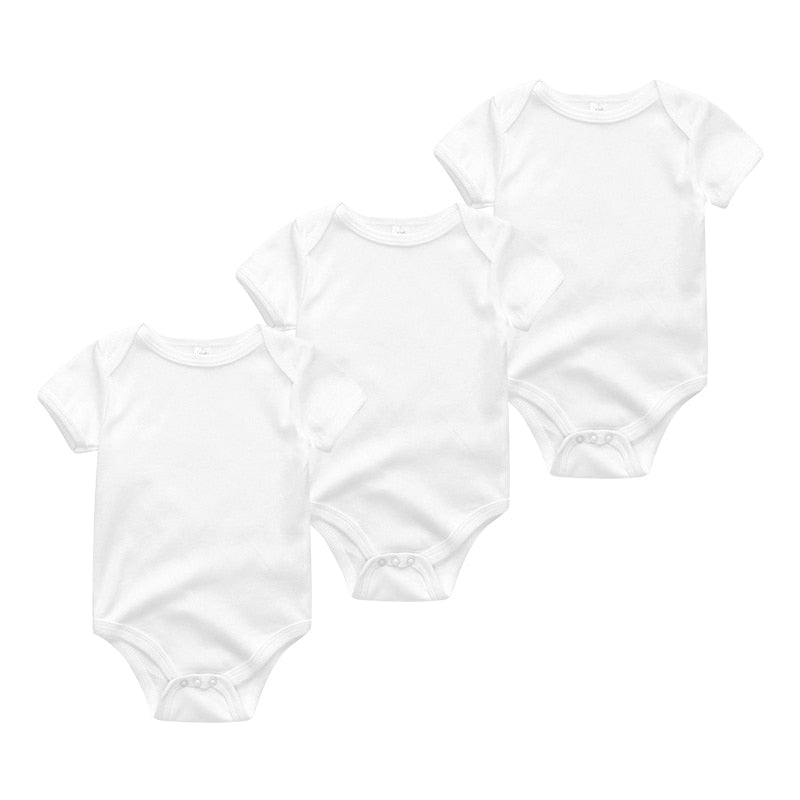 9M 12M 3Pcs/lot Newborn Romper Short Sleeve Baby onesize Jumpsuit