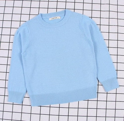 Pullover Solid Color Cotton Baby Girls Boys & Toddlers