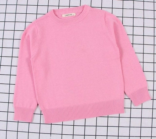 Pullover Solid Color Cotton Baby Girls Boys & Toddlers