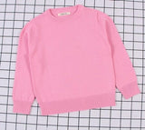 Pullover Solid Color Cotton Baby Girls Boys & Toddlers