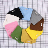 Pullover Solid Color Cotton Baby Girls Boys & Toddlers