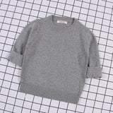 Pullover Solid Color Cotton Baby Girls Boys & Toddlers