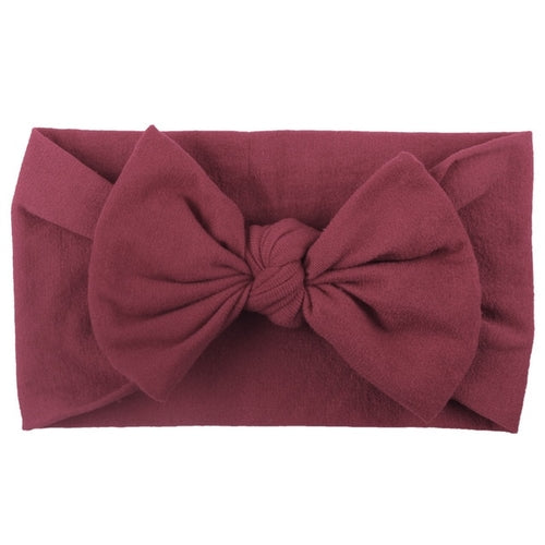 Headband Headwear Turban Knotted Bow Newborn Baby