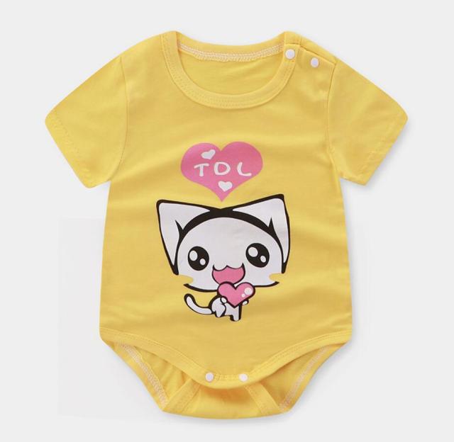 Jumpsuit rompers 100% Cotton Short Sleeve Baby Girl & Boy