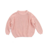 Soft Wool Sweater Crewneck Thick & Slouchy