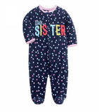 Christmas Romper Unisex Fleece Jumpsuit 3M-12M