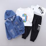 3Pcs Sets Autumn Baby Boys Clothes