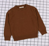 Pullover Solid Color Cotton Baby Girls Boys & Toddlers