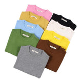 Pullover Solid Color Cotton Baby Girls Boys & Toddlers