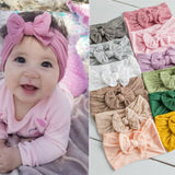 Headband Headwear Turban Knotted Bow Newborn Baby