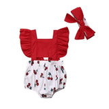 Helen 2Pcs  Romper + Headband Baby Girl Clothes